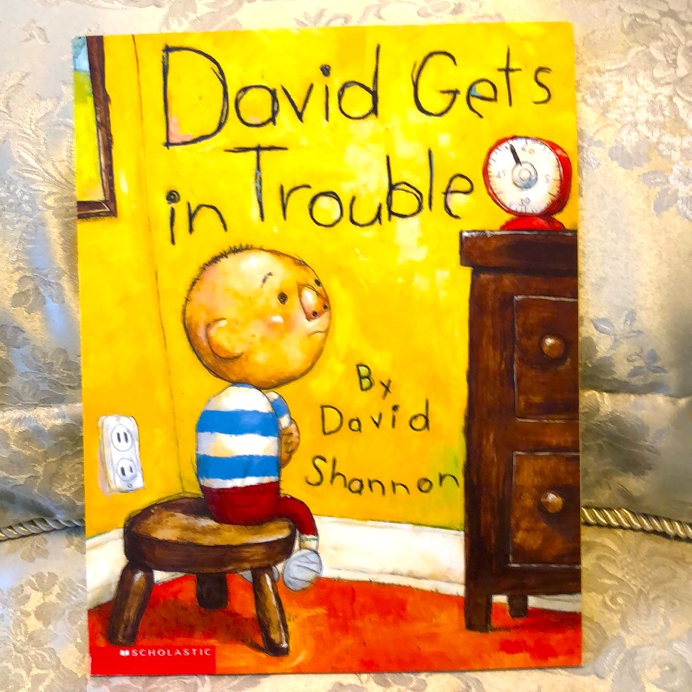 DAVID GETS IN TROUBLE - SCHOLASTIC NWOT CHILDREN’S BOOK BY DAVID SHANNON - #236